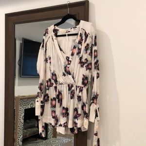 Free People floral tunic